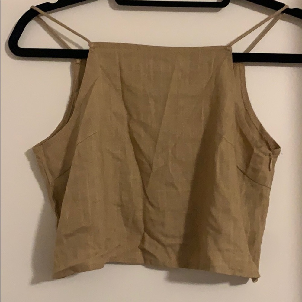 Nasty Gal square neck crop top